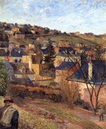 Blue roofs of Rouen 1884